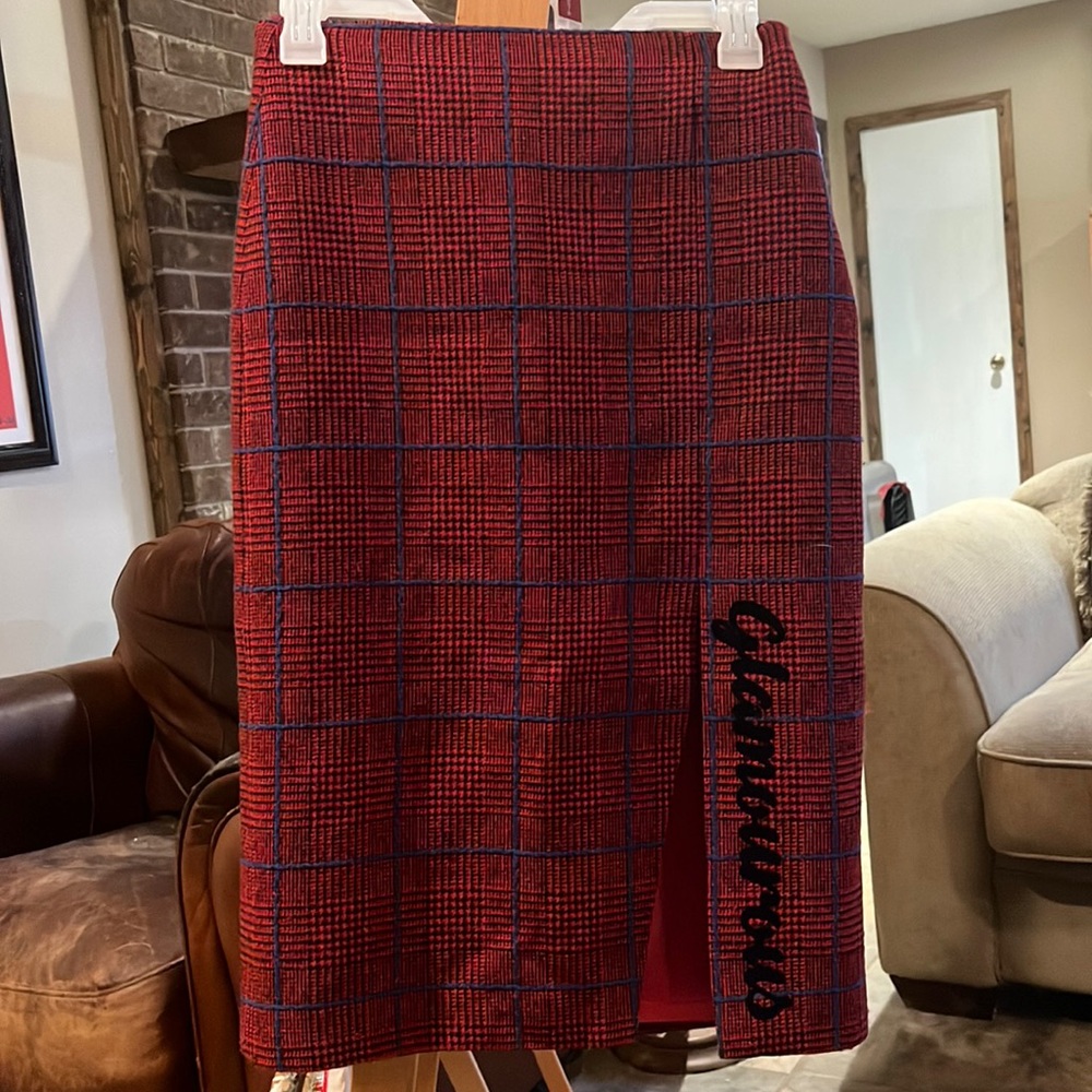 Vintage tweed pencil skirt !